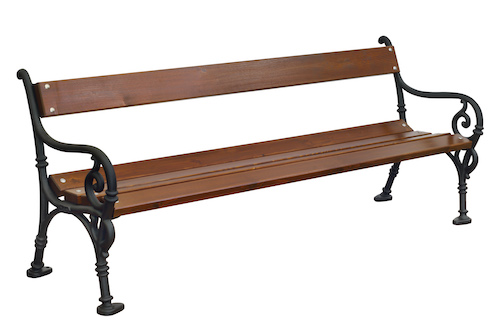 Litinová lavička snížená