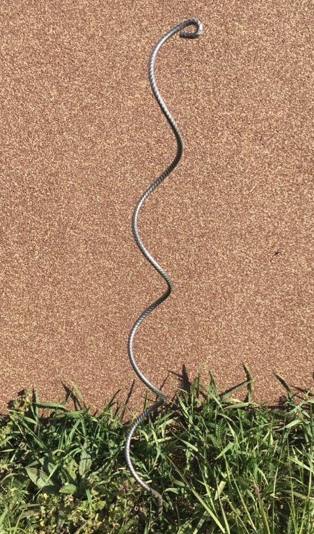 Spirála na rostliny professional (Ø6 x 1800 mm, očko)