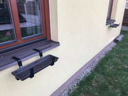 Parapetový držák pro truhlíky větších rozměrů Soňa - bez vrtání