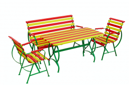 Dětský nábytek sestava (stůl, křeslo, lavička)