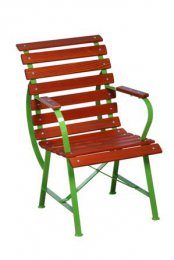 Dětské křeslo - zahradní, venkovní - hnědá barva