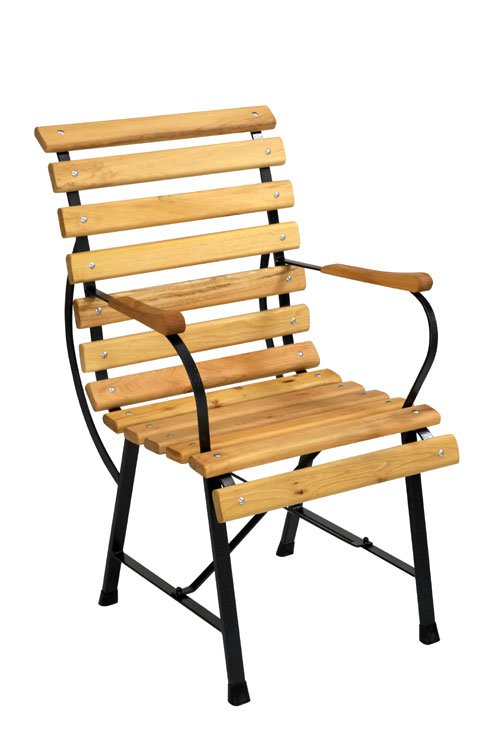 Zahradní křeslo - oblá madla